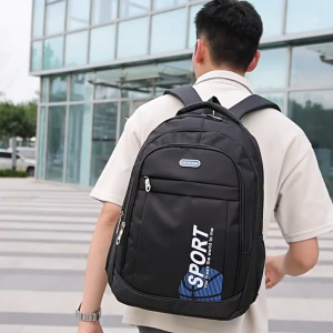 Multi-layered backpack Computer bag waterproof travel backpack for male students with large capacity