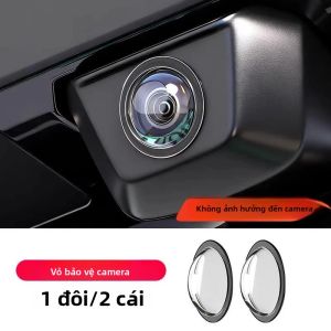 2 CÁI Bảo Vệ Ống Kính Máy Ảnh Ô Tô Đa Năng Chống Trầy Xước Chống Nước Phía Sau Dự Phòng 360 °   Vỏ Bọc Camera Cho An Toàn Xe Cộ