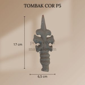 Tombak COR motif P5 super isi 50 pc | ornamen pagar besi