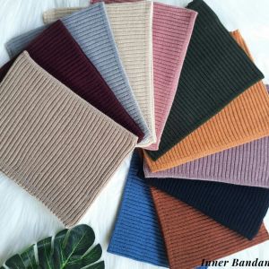 Bandana Rajut Premium Daleman Polos Simple Inner Hijab Terbaru By IZZARA