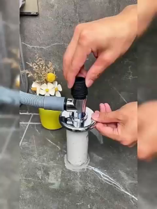 【Install in 1 second】 JOCBO Washing Machine Floor Drain Connector Deodorization Anti-overflow Sealing Floor Drain Connector,2 devices drain together Anti-spill Anti-odor 30 years warranty
