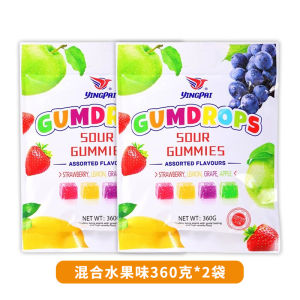 Fruit Flavored Soft Candy Snacks Acid Sand Happy Sugar Mixed Students Reward Candy Treat Traditional Chinese Confectionery