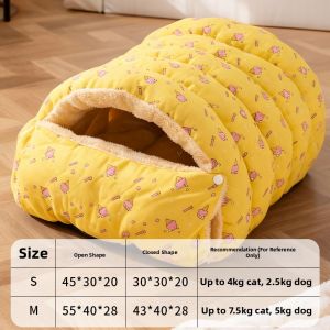 Petone dOrage | Half-Enclosed Warm Removable Cat Bed