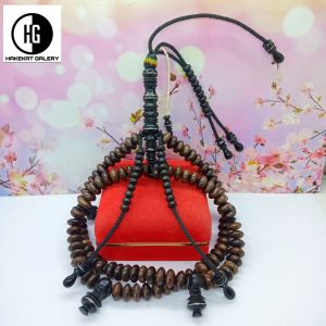 tasbih tijani kayu kalimosodo kombinasi kelor hitam h515