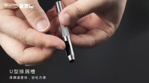 Steel Leather Hole Punch (25/3/4/5/6/7/8/9/10MM) 9 IN 1 DIY Pembolong Ketok Kulit Pakai Tempat Mika