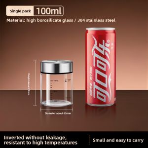 Myonly | Heat Resistant Portable Food Grade Glass Storage Jar