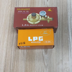 LPG REGULATOR WITH GAUGE AND SAFETY PIN HIGH QUALITY DURABLE GAS STOVE REGULATOR DIRECT FACTORY SALE GD-929 / GD-828