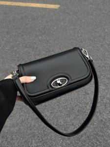 Fashionable Planet Baguette Shoulder Crossbody Bag Underarm Simple 2025 New Style Casual Soft Handle Polyester Lining Magnetic Buckle Closure