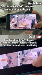 CCTV kamera Cam720 jarak jauh cctv mini sambung ke hp cctv satu paket lengkap cctv wireless wifi kamera cctv untuk rumah sisi tv pakai hp jarak camera