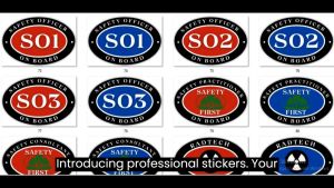 professionals sticker Doctor Engineers Nurse etc. ON BOARD VINYL STICKER 7X10cm