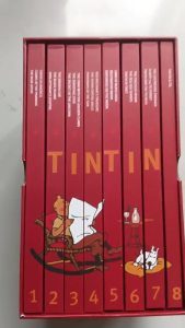 （8books hardcover）TINTIN COLLECTION -THE ADVENTURES OF TINTIN by Herges (TinTin Comic Strip Series)[8HARDCOVER 8BOOKS]