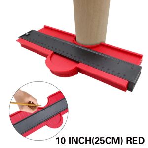 Contour Gauge 10 Inch Widen Profile Gauge Measure Ruler Contour Duplicator For Measurement Tiling Laminate Wood Marking Tool
