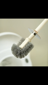 Bathroom Toilet Brush With Base Set | G-Shaped Toilet Brush Set Set Berus Tandas 浴室马桶刷套