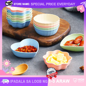Creative Love Shaped Japanese Style Seasoning Plates Small Dishes for Vinegar Dish Soy Sauce Dish Leaf Plum Shaped Saucer