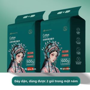 MONLEYTA | Khăn Mặt Bông Dùng Một Lần Đã Được Làm Dày