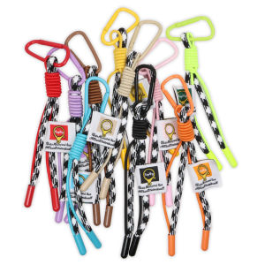 Handwoven Colorful Bag Charms DIY Backpack Phone Rope Keychain Lanyard Craft Accessories Fashionable Bag Decorations