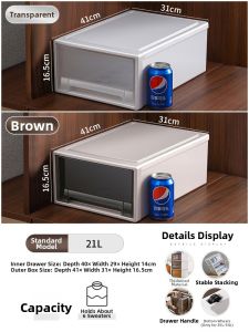 XUNHUAI | Transparent Clothing Storage Drawers