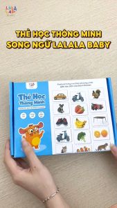 Bộ 100 Thẻ Học Thông Minh Flash card 10 Chủ Đề Song Ngữ Anh Việt Chuẩn Glenn Doman Có Quét Mã File Nghe - Lalala Baby