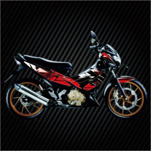 stiker striping variasi suzuki satria fu barong prostreet