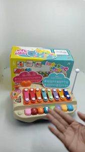 Mainan Edukasi Xylophone knocking Organ BU02 Mainan Alat Musik Anak Kolintang mini