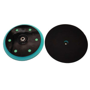 9 Inch Hook and Loop Sanding Plate 215mm 1/2 Pcs M6 Backing Plate for Polishing Orbital Drywall Sander Large Surfaces Metal