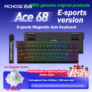 Bàn Phím Cơ MCHOSE Ace 60 Pro 68 Phím Trục Từ Tính Độ Trễ 0.01ms 128K Tùy Chỉnh Dành Cho Game Esports Với Keycap PBT