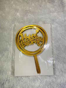 AKRILIK / hiasan kue ulang tahun / cake dekorasi.