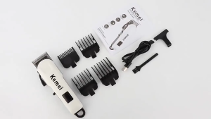 Kemei 809A Clipper Hair Clipper Trimmer Razor Mesin Rambut Professional LCD Electric Rechargeable Shaver Razor Cordless Adjustable