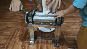 Máy cán cá đuối cán mực quả lô vân cán là bông