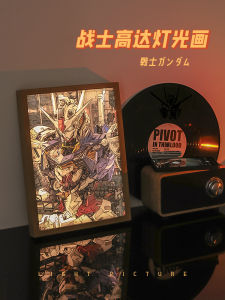 Đèn Bàn Đồ Chơi Gundam Sáng Tạo Quà Tặng Sinh Nhật Trẻ Trung Đồ Trang Trí Bàn Chơi Điện Tử Năm Mới Đèn LED Đồ Chơi Hợp Thời Trang