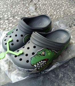 crocs anak dino / sandal crocs anak laki-laki / crocs anak cowok