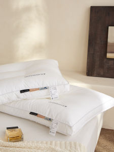 Antibacterial and Dust Mite Resistant Pillow Cotton Neck Protect Breathable and Washable