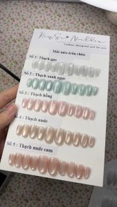 [M177] Nailbox trơn mắt mèo trân trâu