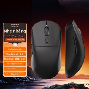 EPOOSUO | Chuột Chơi Game Không Dây Nhẹ Nhàng Im Lặng với Bluetooth Hai Chế Độ