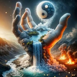 Kayou | 500/1000 Piece Cosmic Hand Pattern Jigsaw Puzzle Home Decor Adults Puzzle Games Family Fun Puzzles Educational Toys for Adults