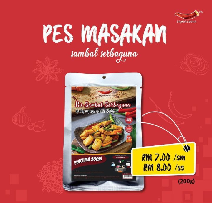 Sambaleena Pes Masakan Serbaguna 200g