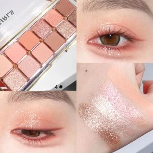 พาเลทอายแชโดว์ xixi Misty Muse สิบสองสี เนื้อมุกประกายวิ้ง แมตต์ ช่วยเพิ่มความกระจ่างใสและฟื้นฟูผิว บลัชออนอายแชโดว์ สี:04