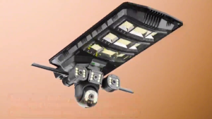 กล้อง IP + ไฟส่องสว่าง มีแบตในตัว LED SOLAR STREET LAMP + Camera พลังงานแสงอาทิตย์ กล้องวงจรปิดกันน้ำ กล้องวงจรปิด 360 องศา 12MP 6K