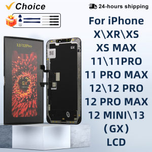 GX OLED For iPhone X XS XR XS Max LCD 11 Pro Max 13 Pro Max 14 3D Touch Screen Digitizer 12 Mini 12 Pro Max Replacement Parts