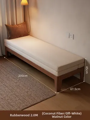 DONGMU | Space-Saving Convertible Foldout Wooden Sofa Bed