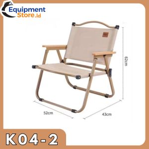 KURSI LIPAT CAMPING OUTDOOR FOLDABLE CHAIR PORTABLE