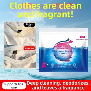 FAKEDA | Long-lasting Fragrance Strong Stain Removal Laundry Sheets for White Clothes
