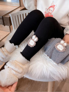 Quần Lót Dày Ấm Áp Bằng Vải Nỉ Thời Trang Cho Bé Gái Mùa Đông 2024 Quần Lót Trẻ Em Bằng Lông Thỏ Quần Áo Trẻ Em