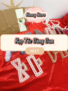 Kẹp tóc càng cua cao cấp Thái lan (inbox shop chọn màu và mẫu)