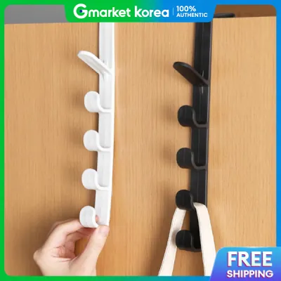 OMT | No-Drill 5-Tier Plastic Over-The-Door Hanger for Hats Bags and Accessories Odm-Hook01