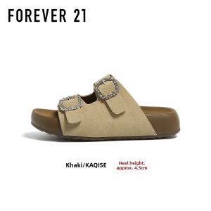 Forever 21 | Summer Elevating Thick-Soled Sandals One-Step Slip On