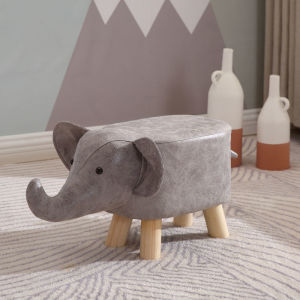 Creative Children Elephant Cartoon Wooden Stool