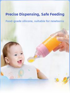 Baby Silicone Feeding Spoon Mashed Rice Spoon Soft Spoon for Baby Food Feeding Utensils Durable Childcare Equipment for Infants