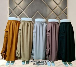 rok kargo tali serut/rok kargo ckrinkle airflow/fesion wanita terbaru