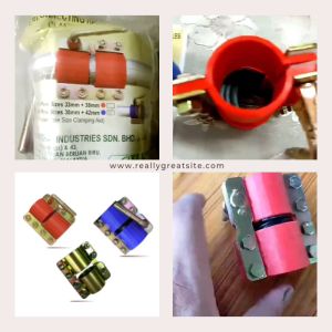 Klem Egrek Sawit - Penjepit Sambungan Galah Egrek Sawit